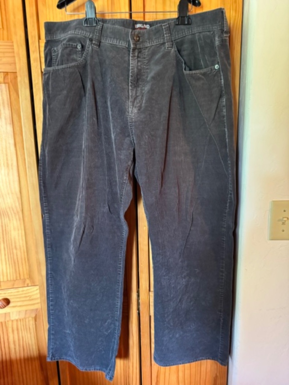 Kirkland signature brown cords  size 42